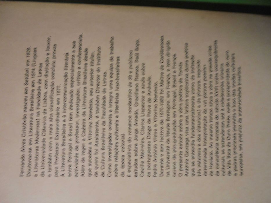 Cristovão (Fernando);Marília de Dirceu de Tomás António Gonzaga