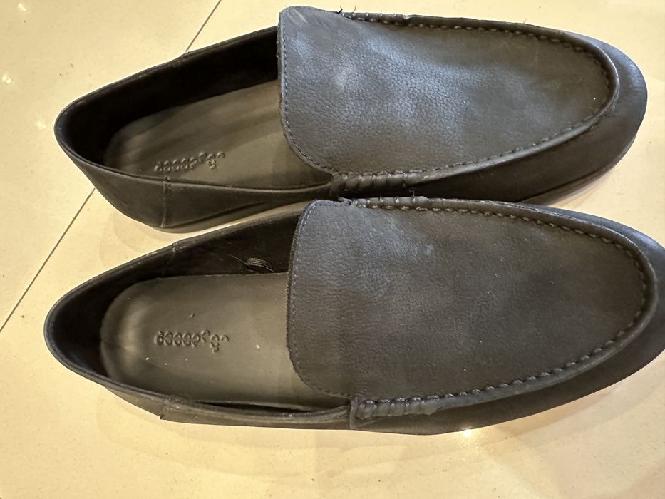 Zara повсякденні шкіряні лофери