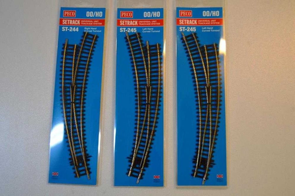 Agulhas curvas marca Peco - H0 código 100