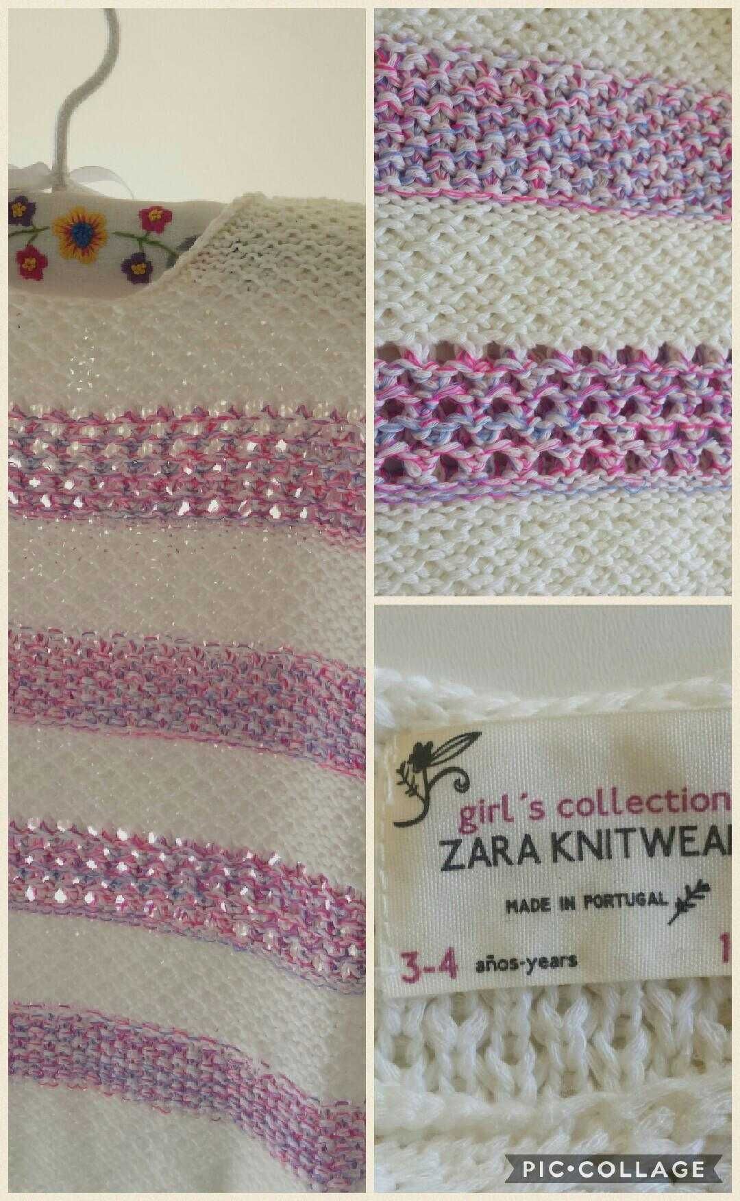 Camisola de malha de algodão Zara Kids // menina 3-4 anos
