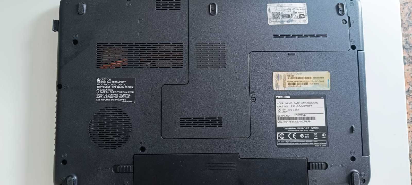 Toshiba Satelite C-660-peças