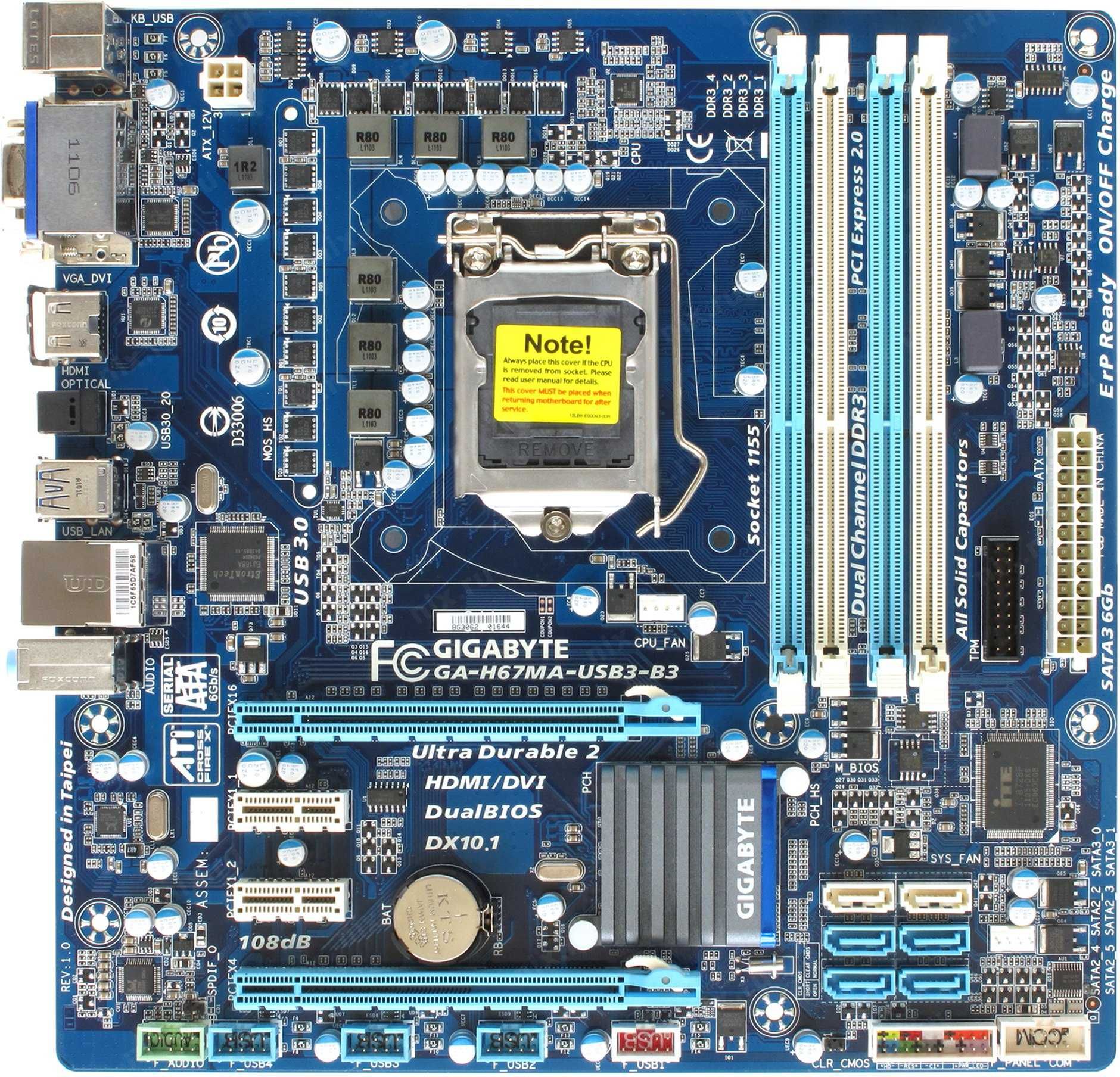 Материнська ПЛАТА Socket 1155 / 1156 -РІЗНІ МОДЕЛІ P55, H61, H67 s1155