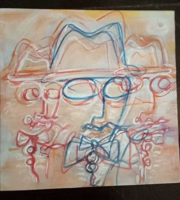 Tela original abstracta - Fernando Pessoa