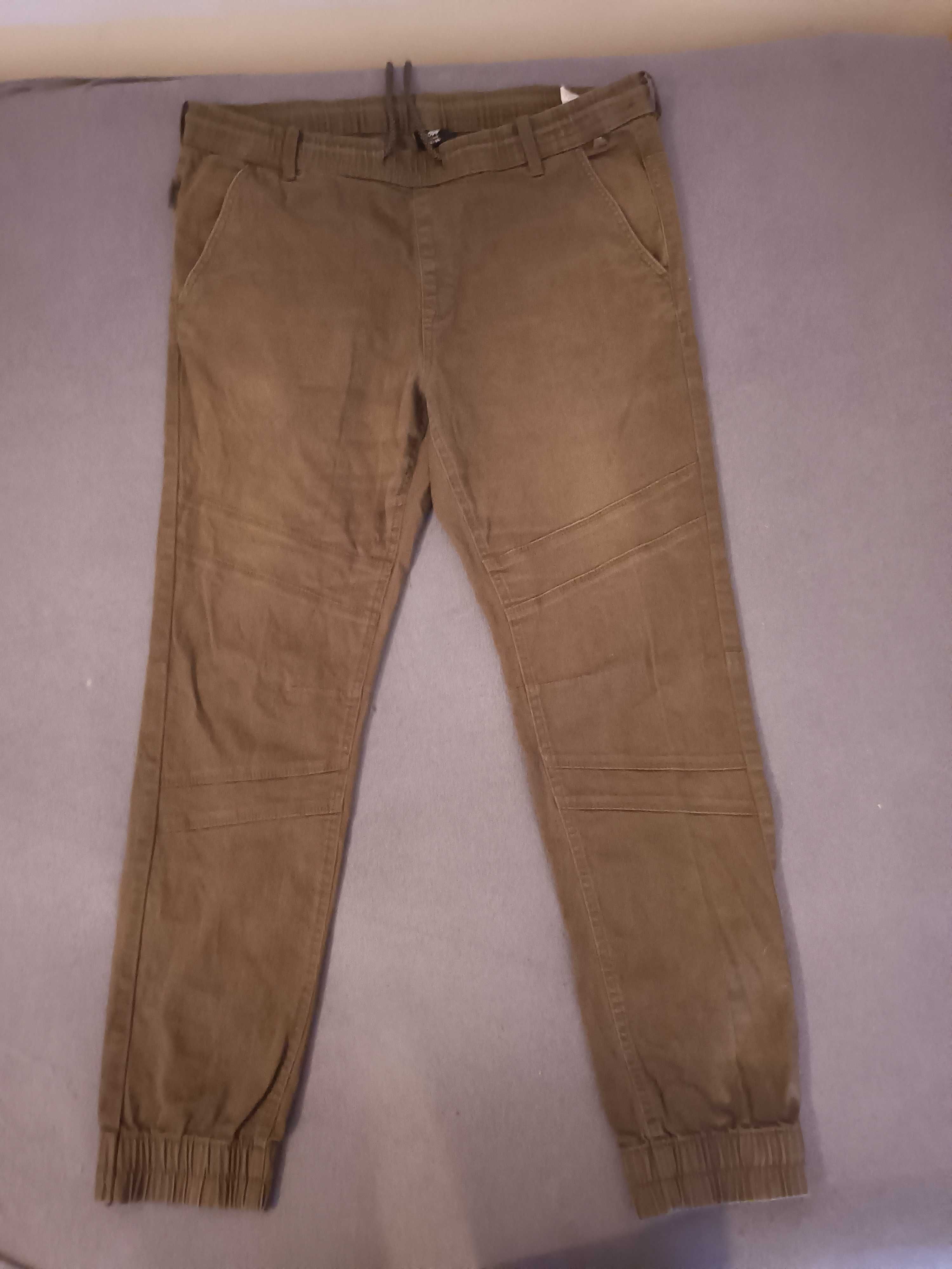 Spodnie męskie Zielone Regular Cropp Jogger 36/XL