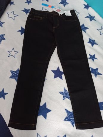 Jeansy spodnie chłopięce Lincoln & Sharks r. 140