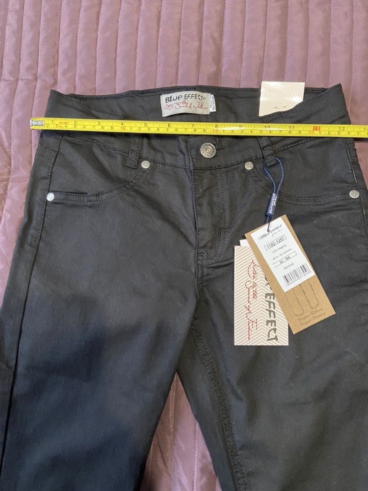 Czarne spodnie rurki Blue Effect 164 cm