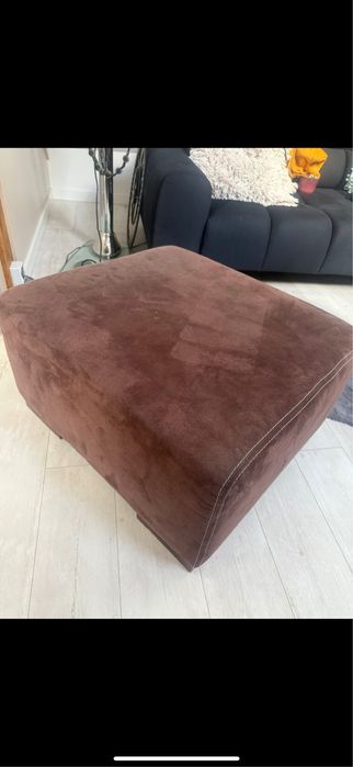 Fotel brązowy siedzisko