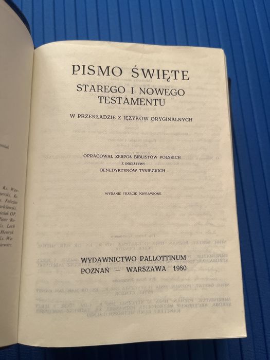 Pismo Święte Starego i Nowego Testamentu