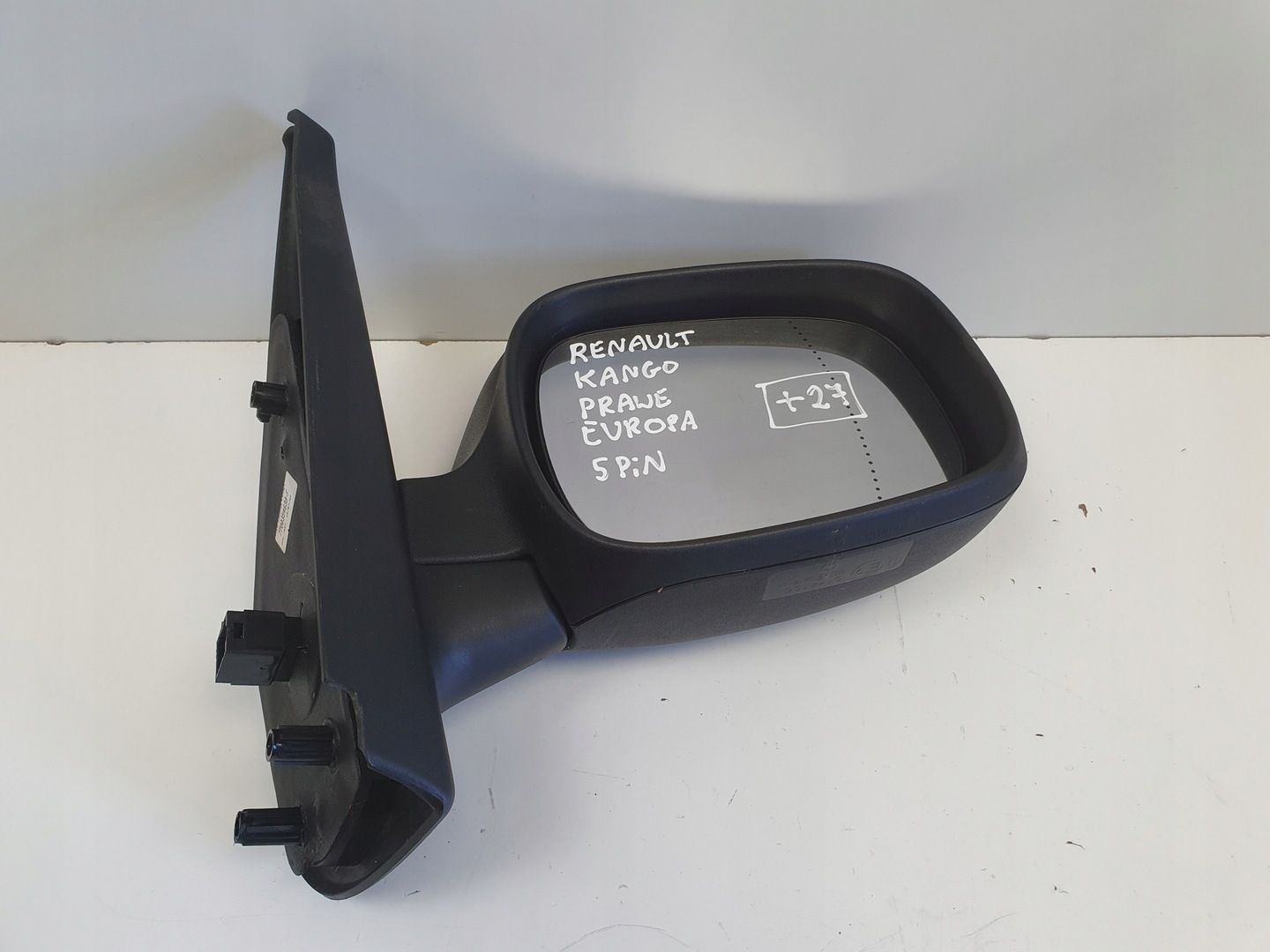 Renault Kangoo 97-08r LUSTERKO PRAWE PASAŻERA europa 5 pin 7700354639-F