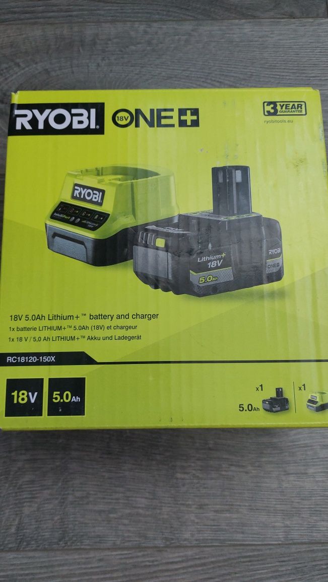 Акумулятор і зарядний пристрій RYOBI ONE+ RC18120-150