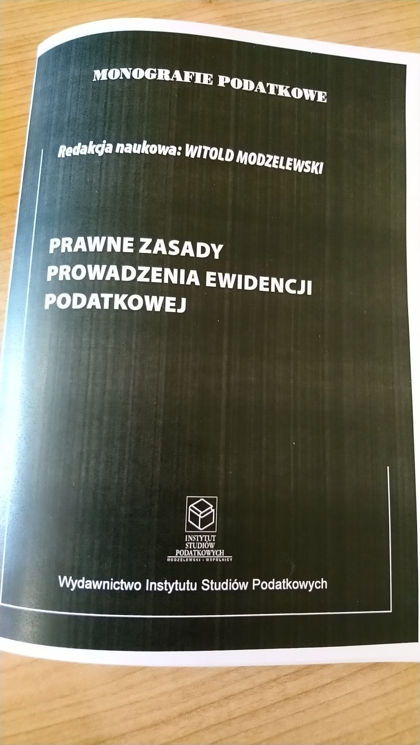 Ewidencje podatkowe 2022 podręcznik, W. Modzelewski
