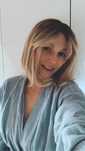 Peruka blond bob z grzywką ombre JAK naturalne włosy