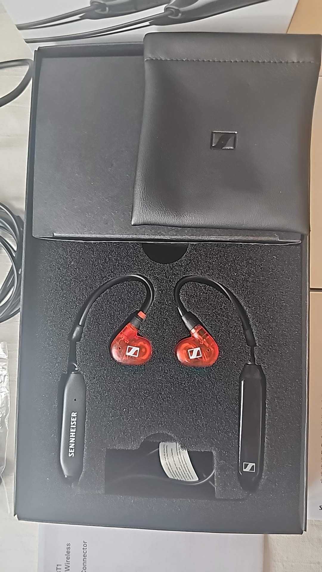Słuchawki Sennheiser IE 100 PRO BT + kabel, pełny zestaw, tania wys.