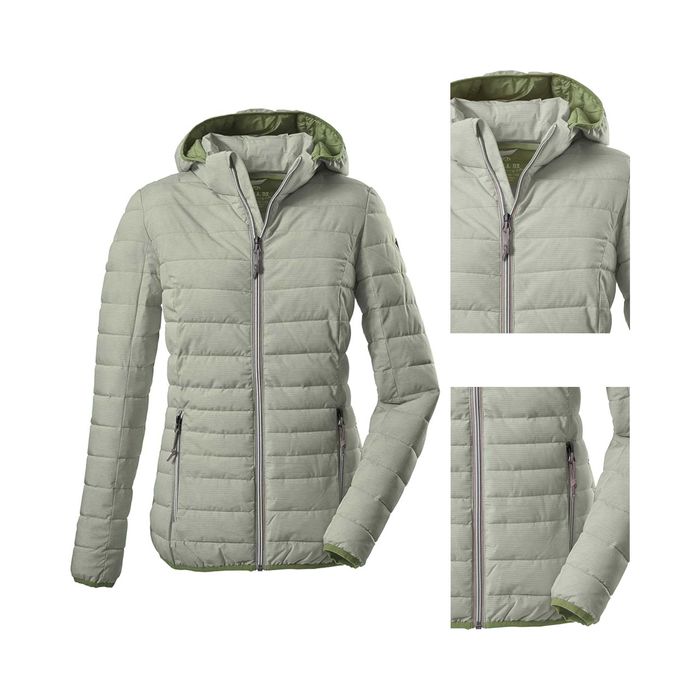 Kurtka G.I.G.A. DX Uyaka Stripe Damska Odpinany Kaptur Pistacja 44