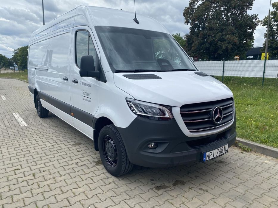 Mercedes-Benz Sprinter  2.0 170km, automat, ledy, hydrauliczny fotel, dostępny od ręki