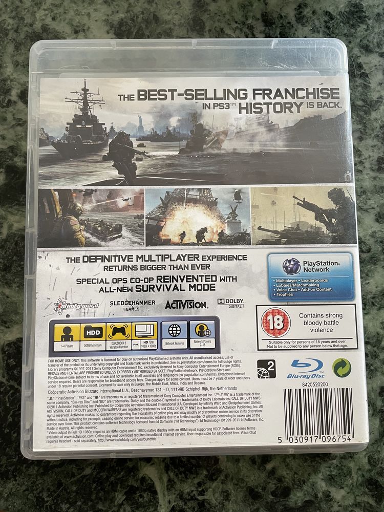 Call of Duty na PS3