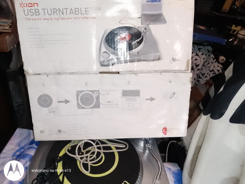 Gramofon na USB do komputera  i wieży