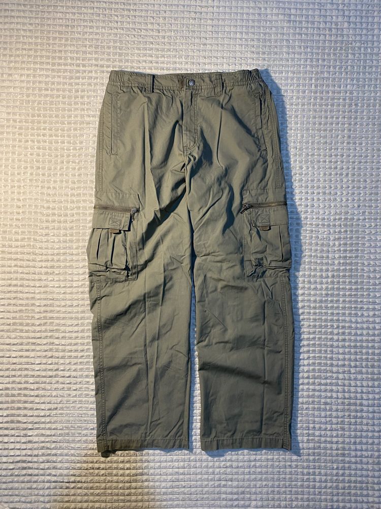 Мужские Серые хаки штаны карго ZARA cargo pants | L размер