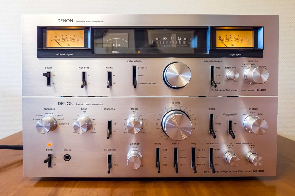 Zestaw Vintage Denon PMA 400 i TU 400.