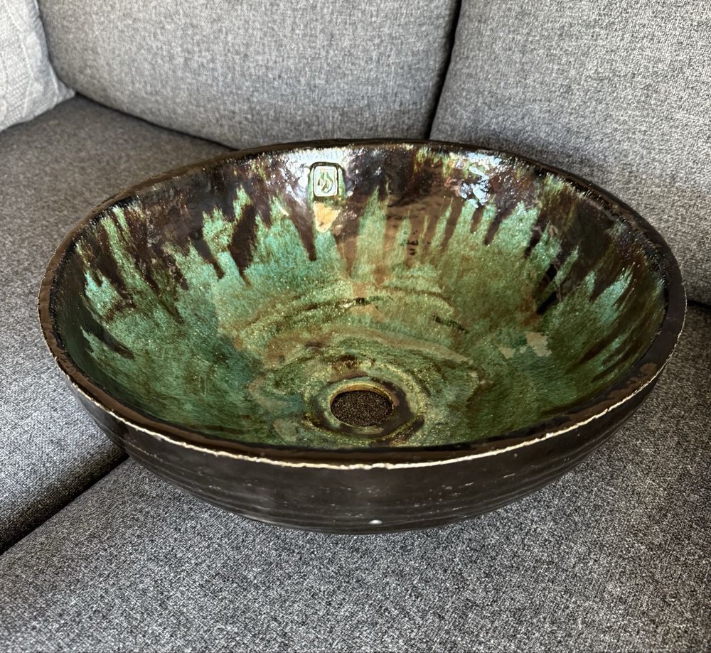 Umywalka ceramiczna ręcznie robiona