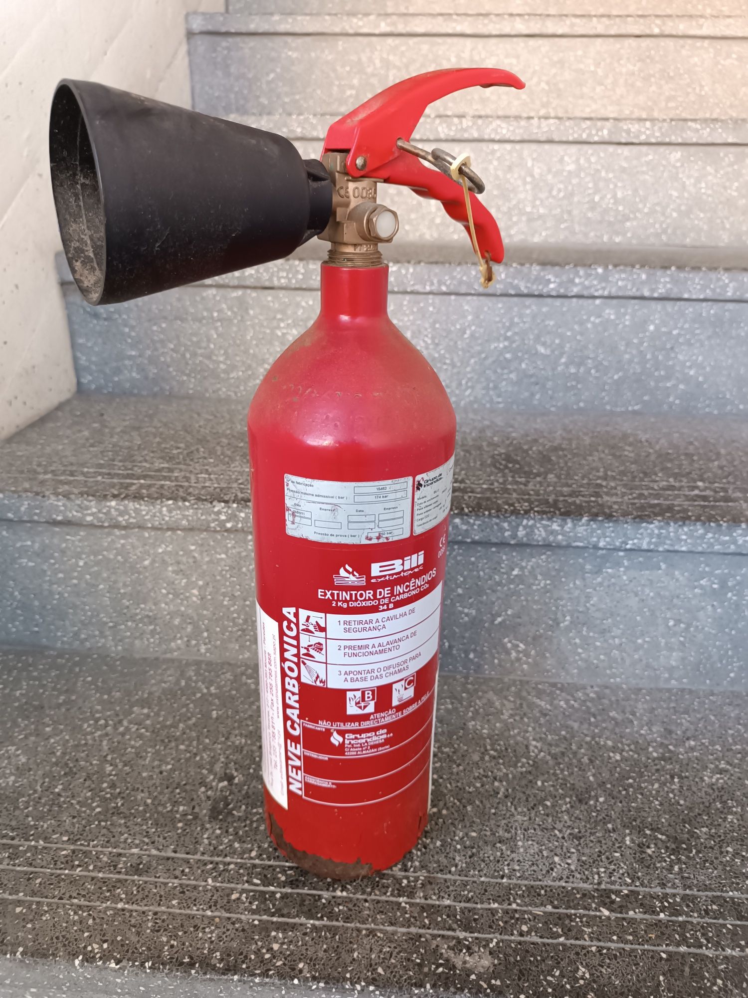 Extintor de incendio Marca Boli Extintores