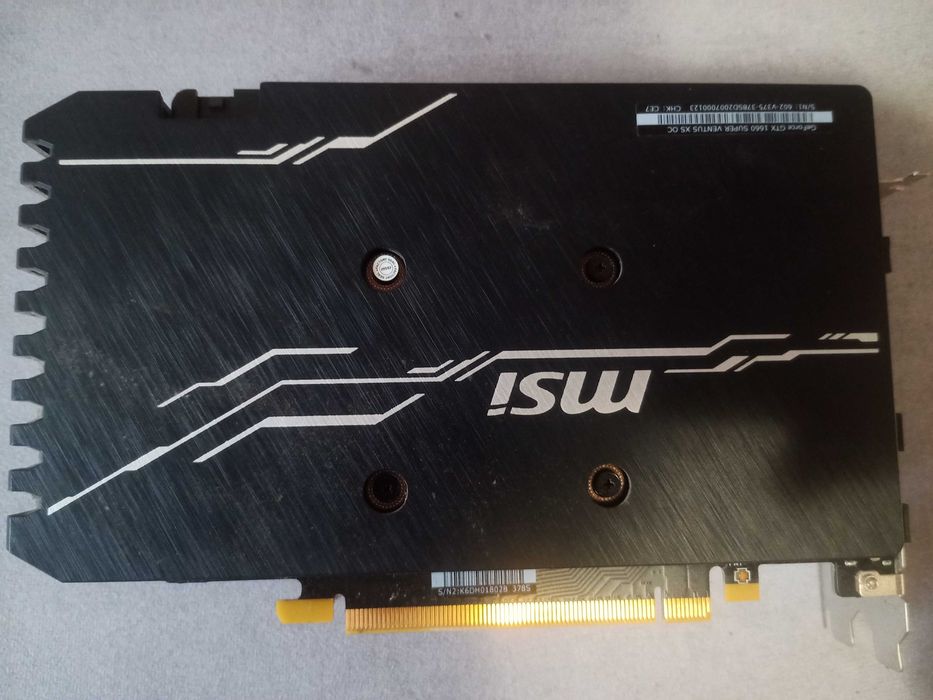Відеокарта MSI GeForce GTX 1660 SUPER VENTUS XS OC 6144MB б/в робоча