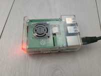 Raspberry Pi 3B+ i PoE HAT i obudowa