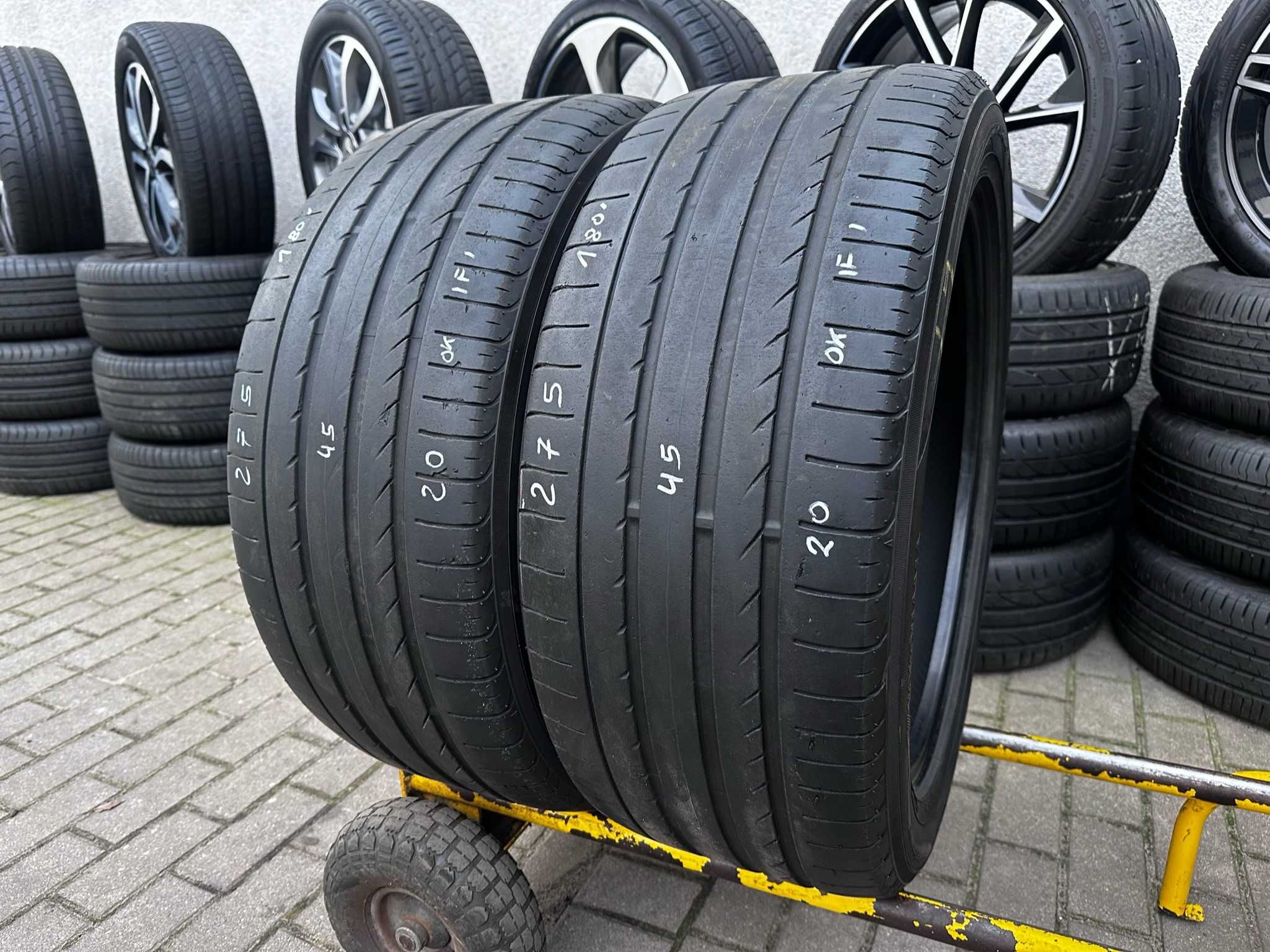 2X Opony letnie SUV 275/45R20 110Y XL YOKOHAMA ADVAN SPORT 4.5MM CAŁE