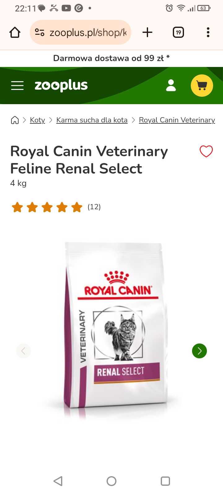 Royal Canin sucha karma Total Canon Renal