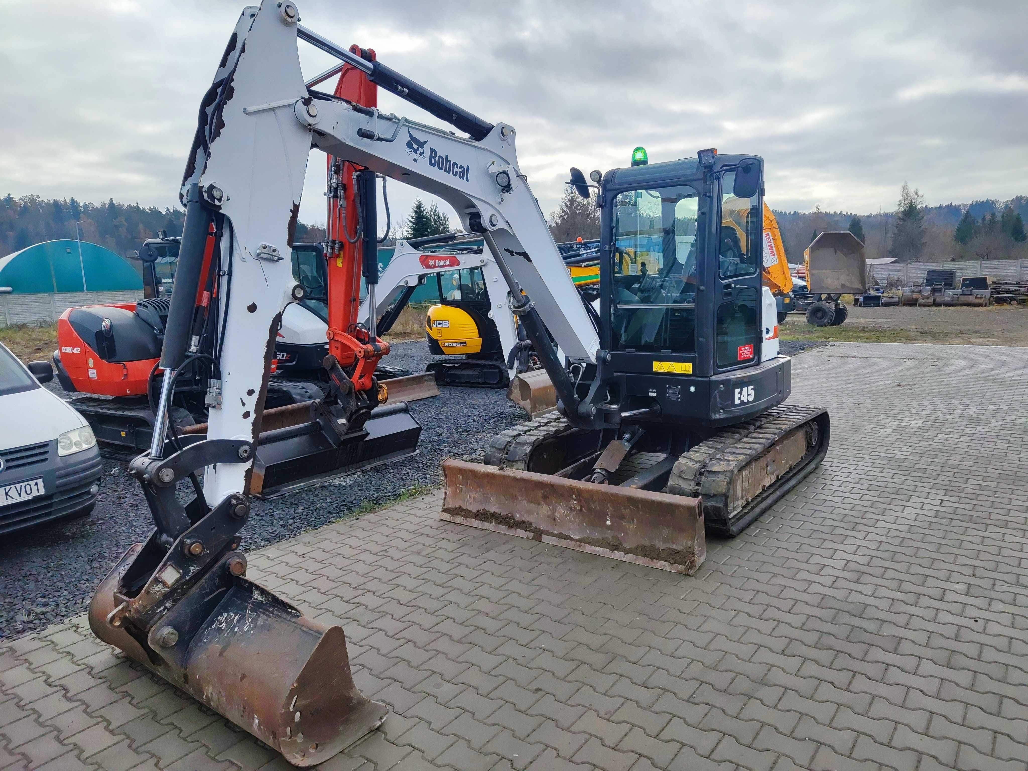 Koparka gąsienicowa minikoparka Bobcat E45 5t 2019r JCB CAT TAKEUCHI
