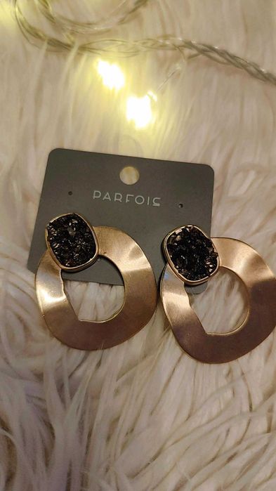 Brincos dourados da Parfois