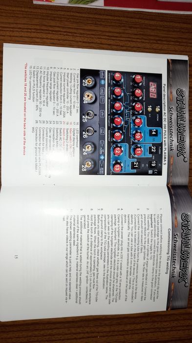 Spawarka tig 3w 1 ac dc plasma . Stahlwerk 200