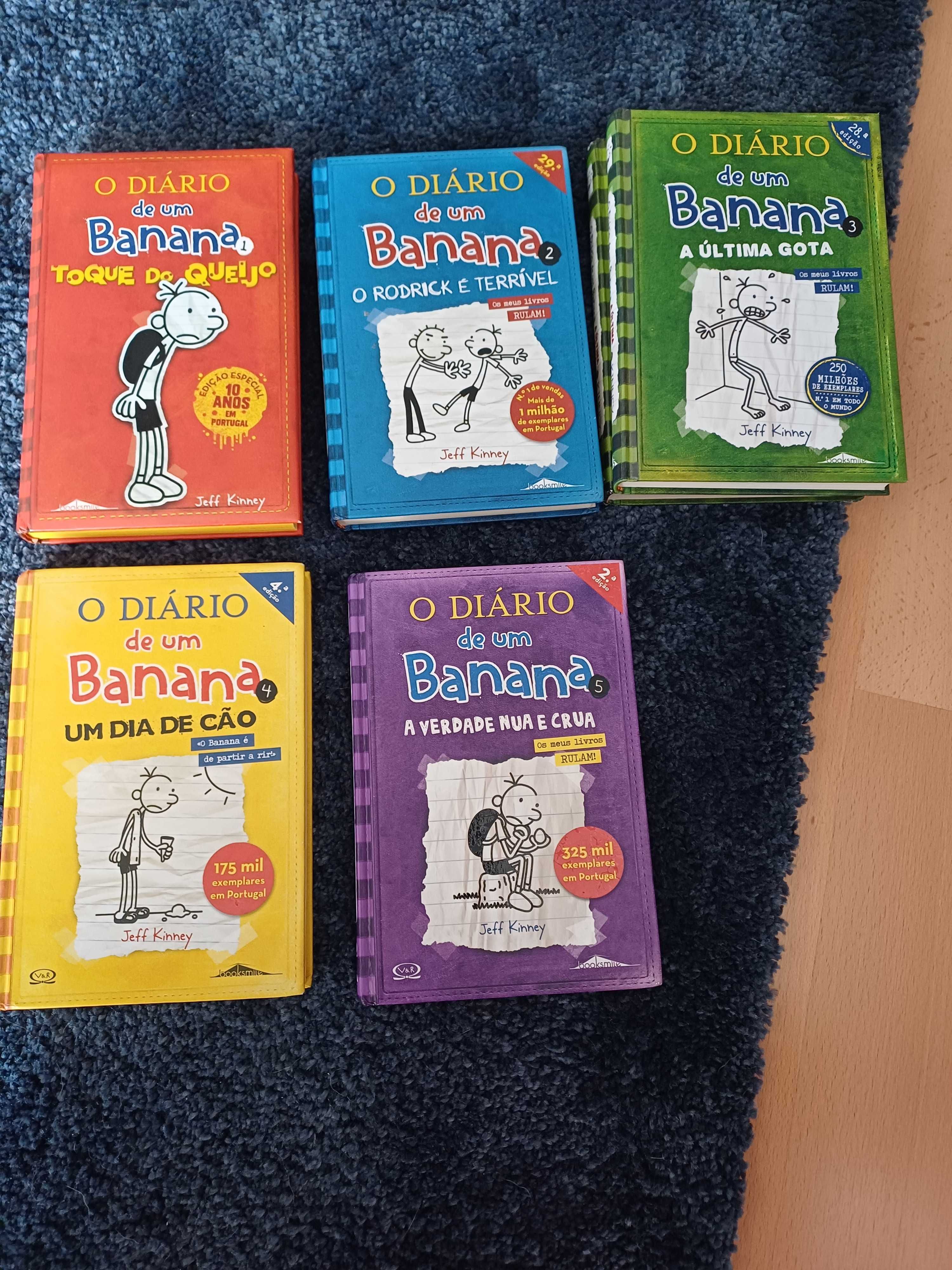 Livros " diário de um banana"