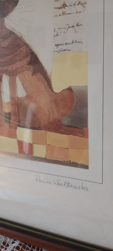 Piękny plakat Goebel sygnowany
