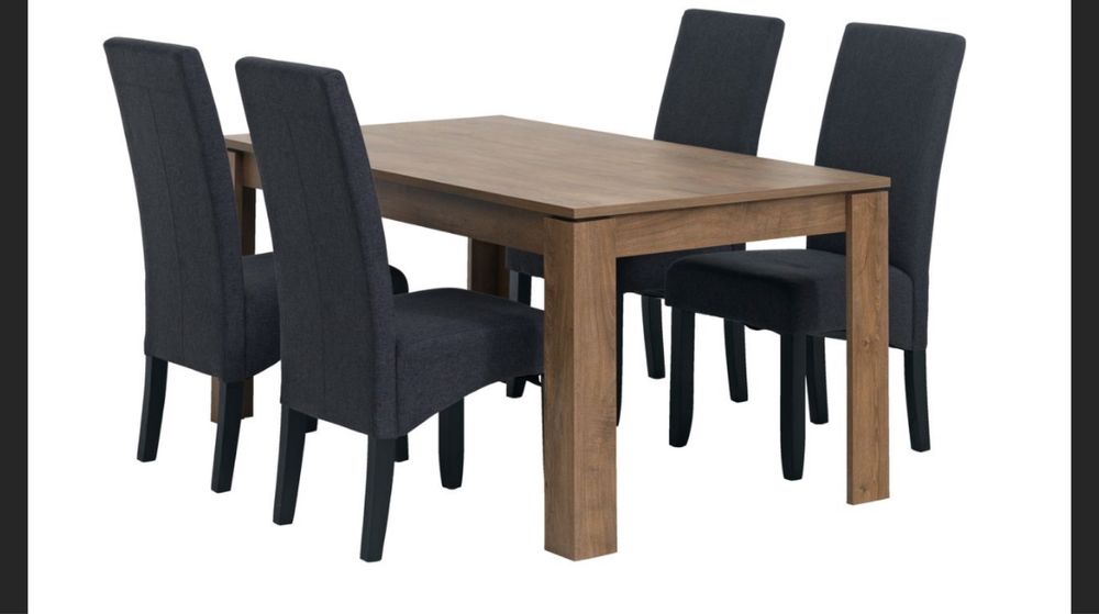 Stół + 4 krzesla Jysk Vedde salon kuchnia jadalnia