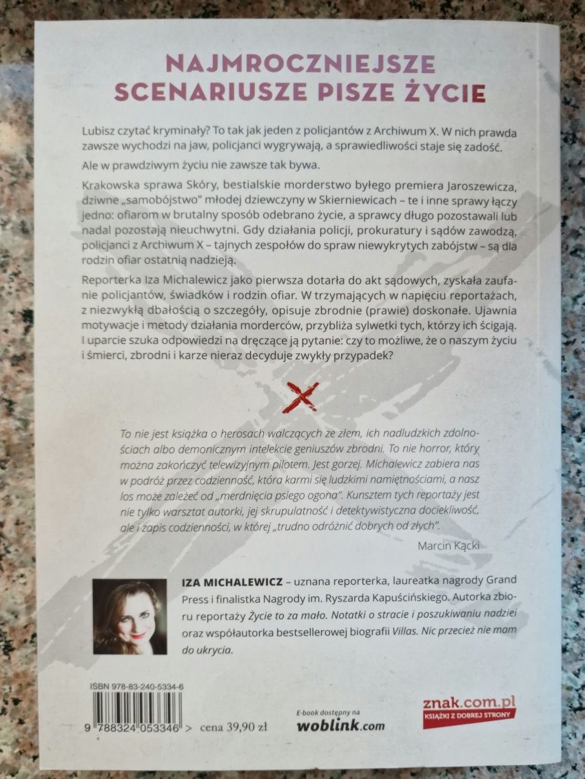 Zbrodnie prawie doskonałe. Policyjne archiwum X Michalewicz true crime