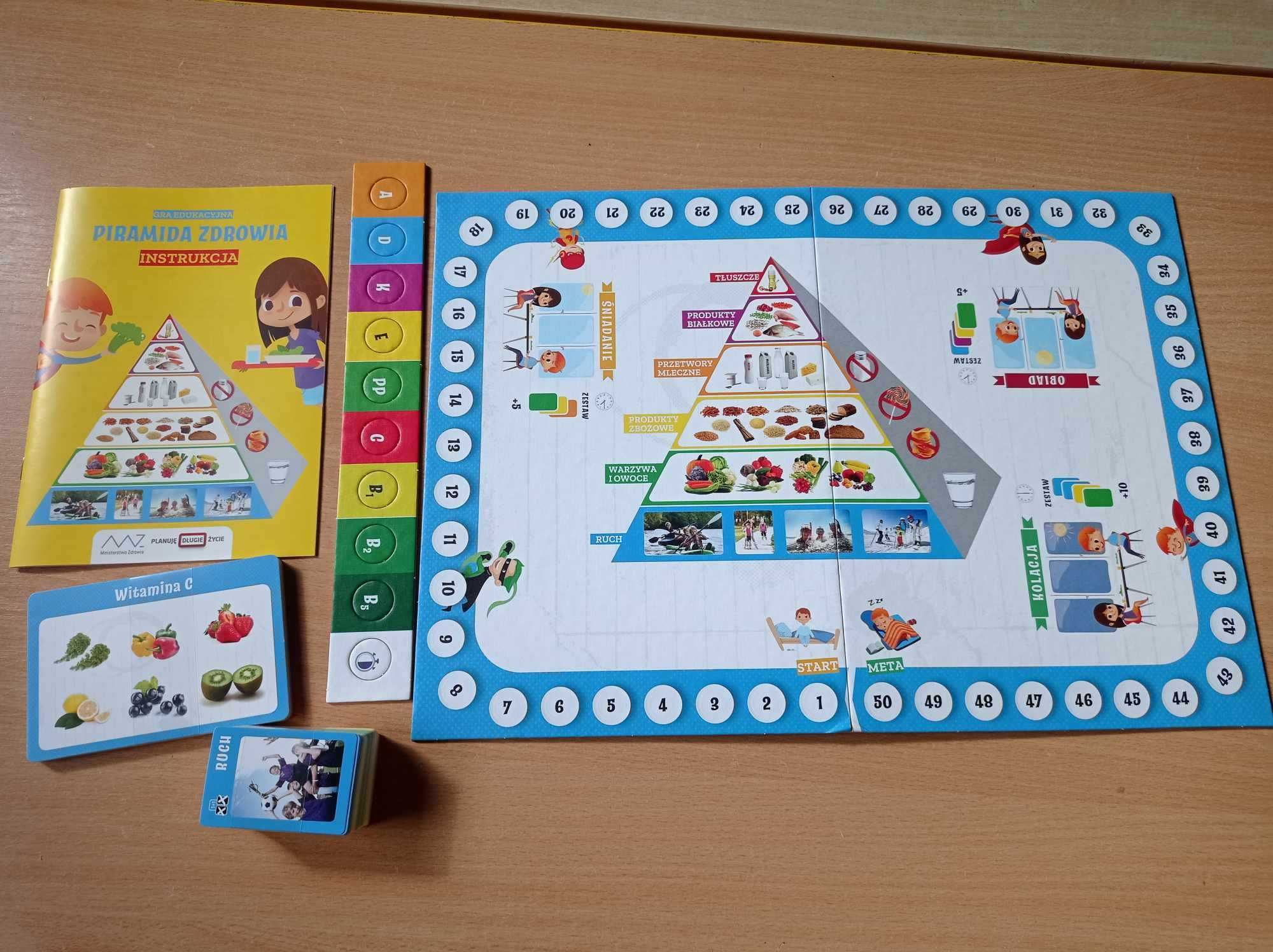 Piramida zdrowia Gra edukacyjna