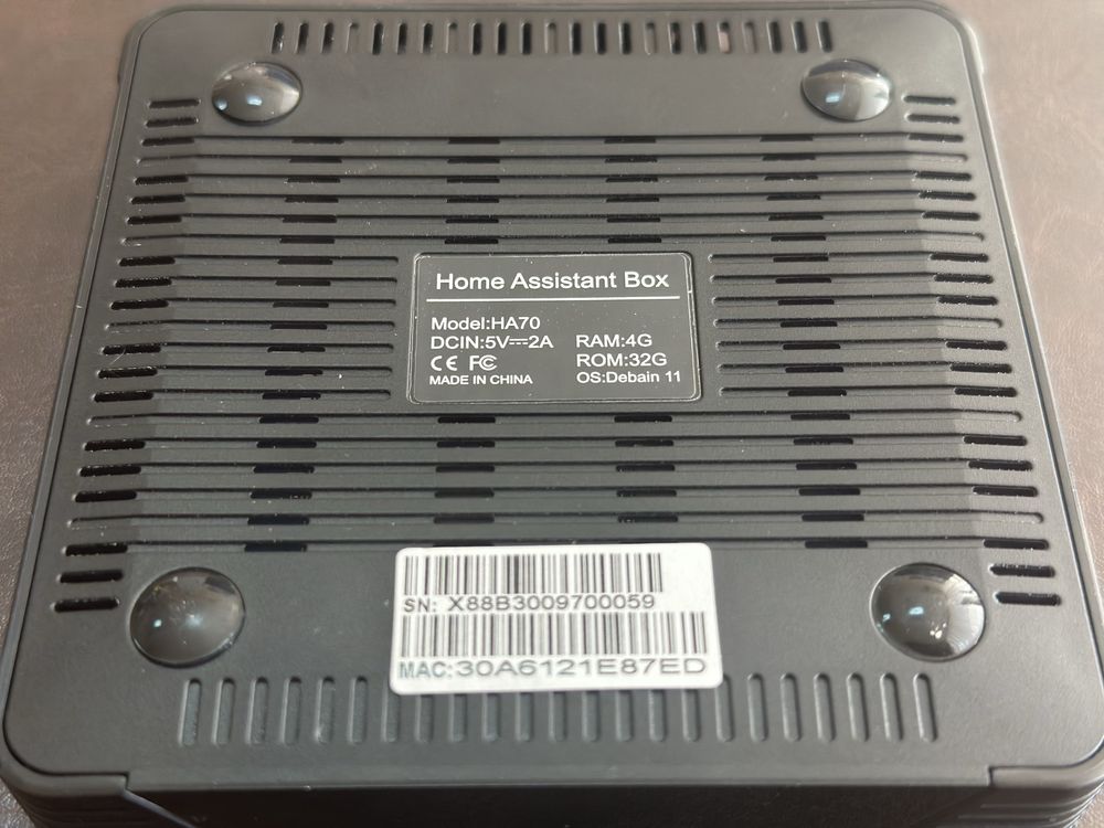 Міні-сервер Home Assistant Box (RK3318, 4 ядра, eMMC, LAN)