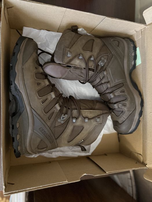 Берці зимові Salomon Quest 4D Forces High Gore-Tex.Коричневі