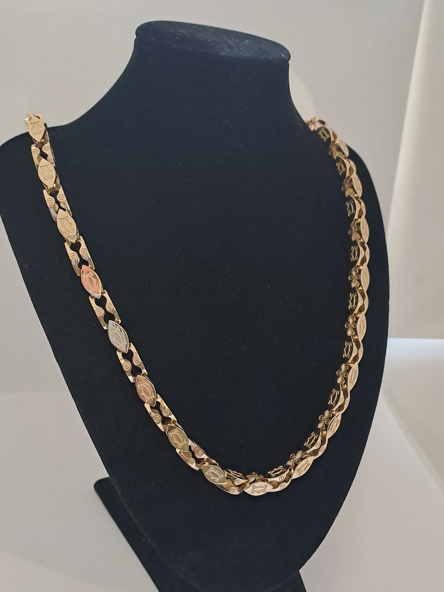 Łańcuszek splot CARTIER złoto 585 Nowy
