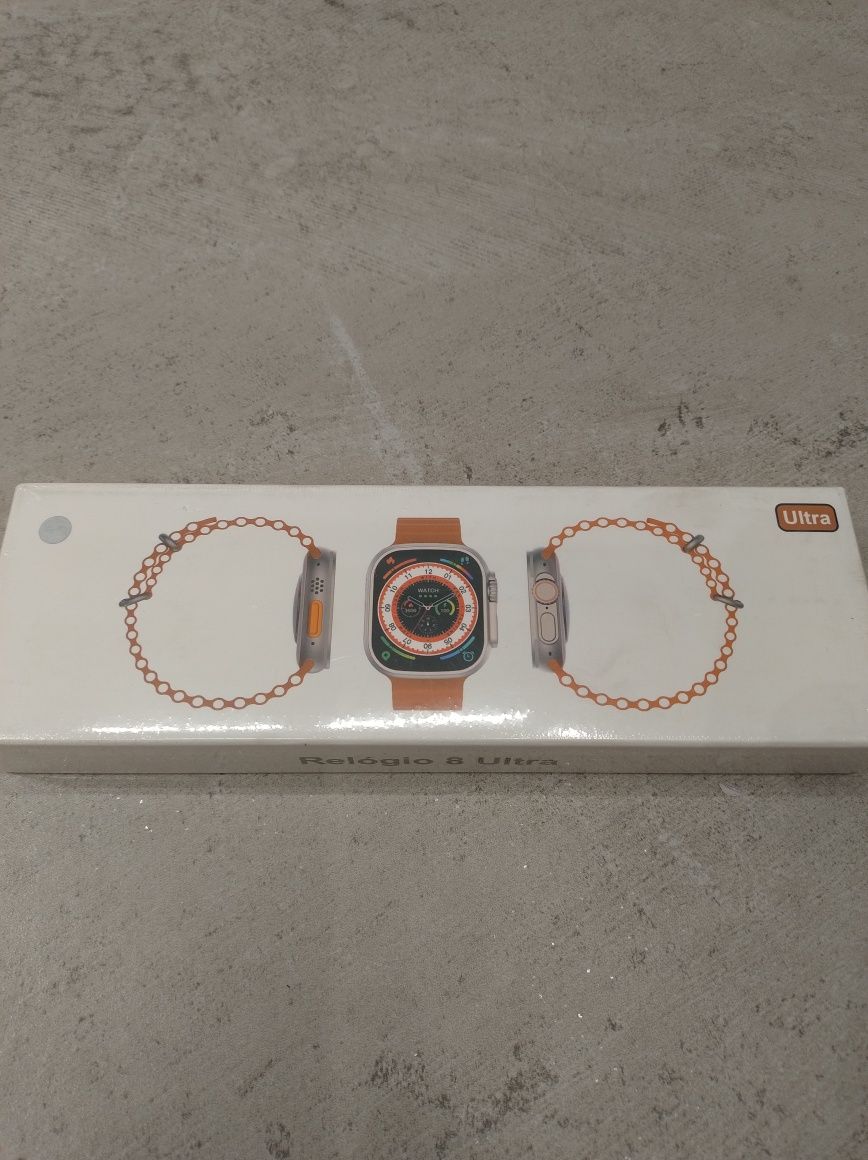 Smartwatch 8 ultra kolor szary pomarańczowy