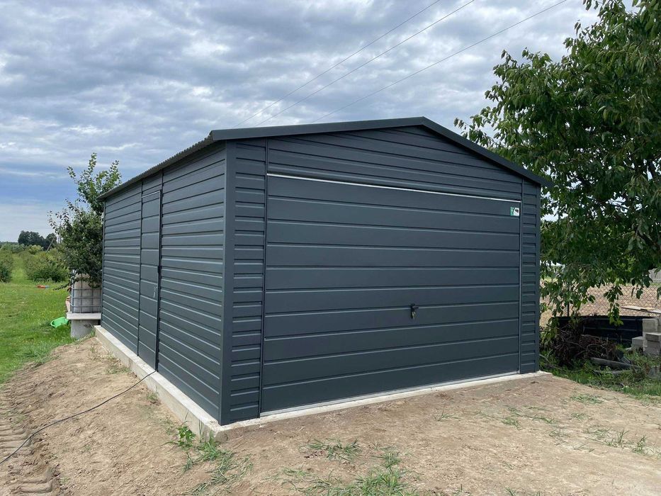 Garaż blaszany 4x6 PROMOCJA. PROFIL ZAMKNIĘTY OCYNK. Producent.