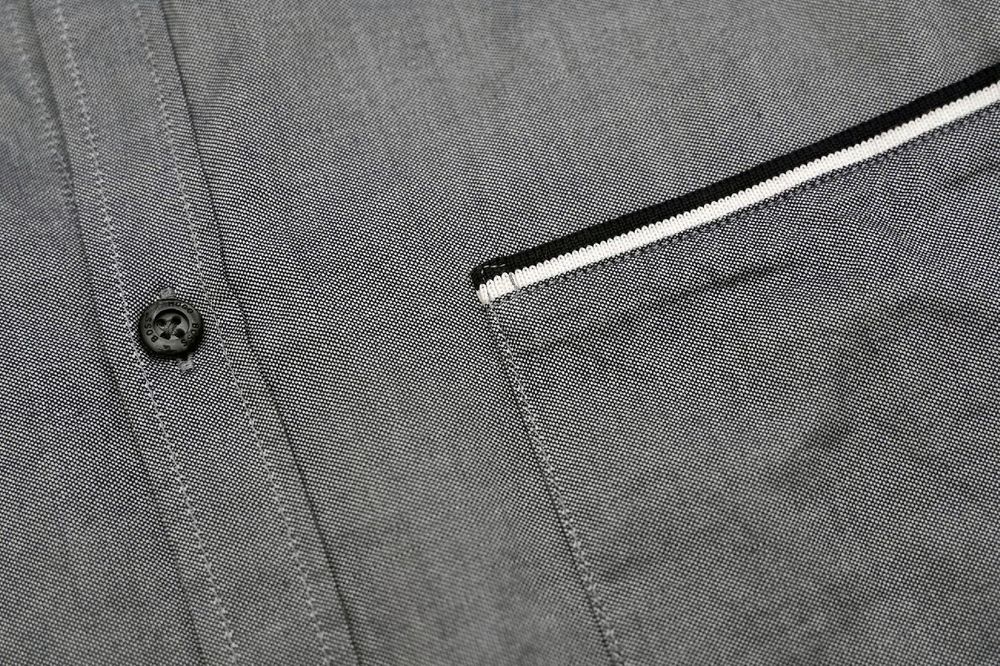 HUGO BOSS | Model Bayolo | Nowoczesna Koszula Szaro-stalowa r.46