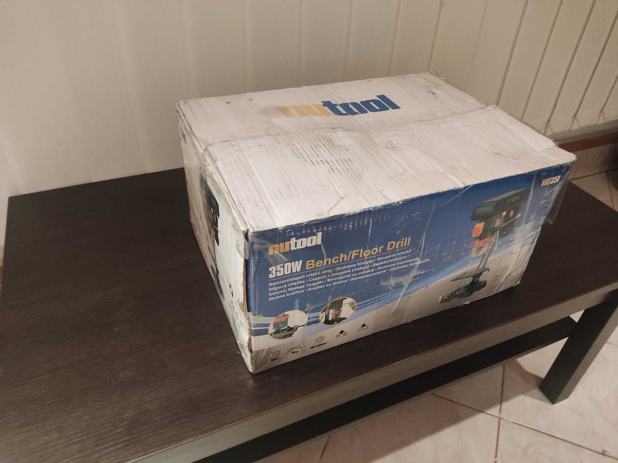Wiertarka nieużywana żeliwna stołowa kolumnowa Nutool NBD 350