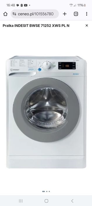 Pralka indesit innex