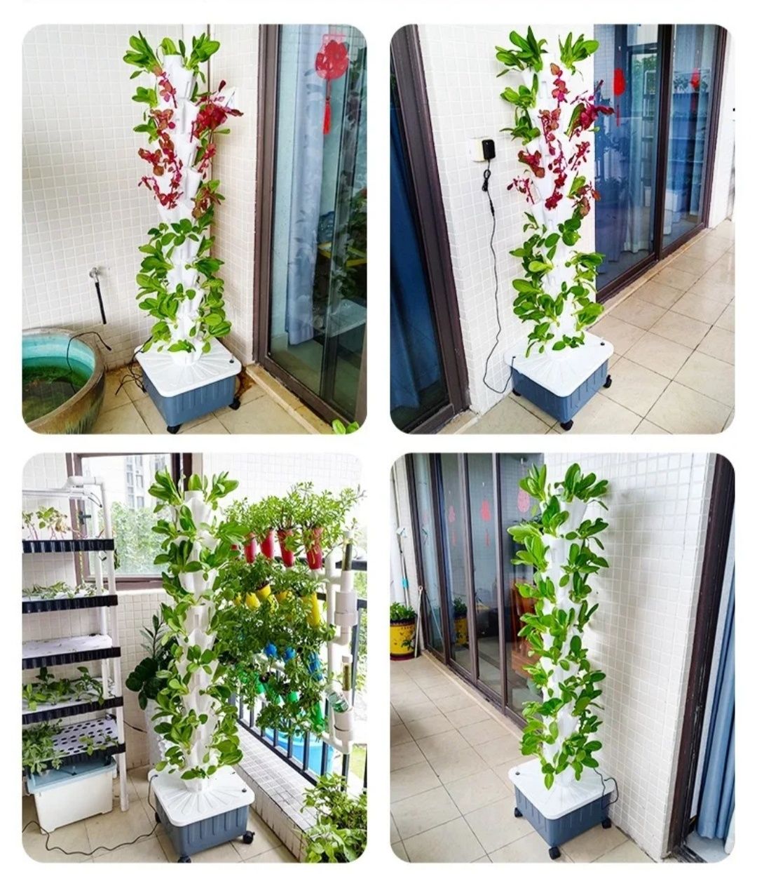 Torre Hidroponia 60 Plantas