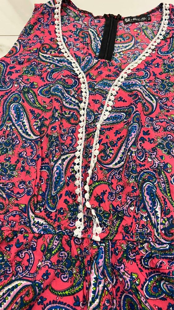 Letni kombinezon w stylu boho M/L
