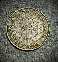 Moneta 1 euro Francja 1999