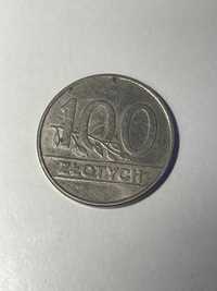Moneta 100zł 1990r.