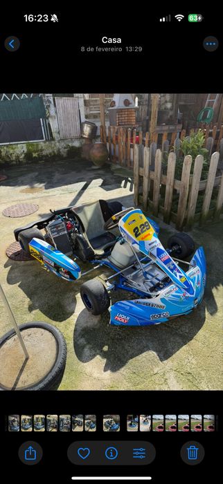 Rotax 125 como novo